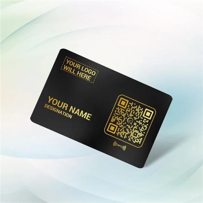 Black Metal NFC Business Card